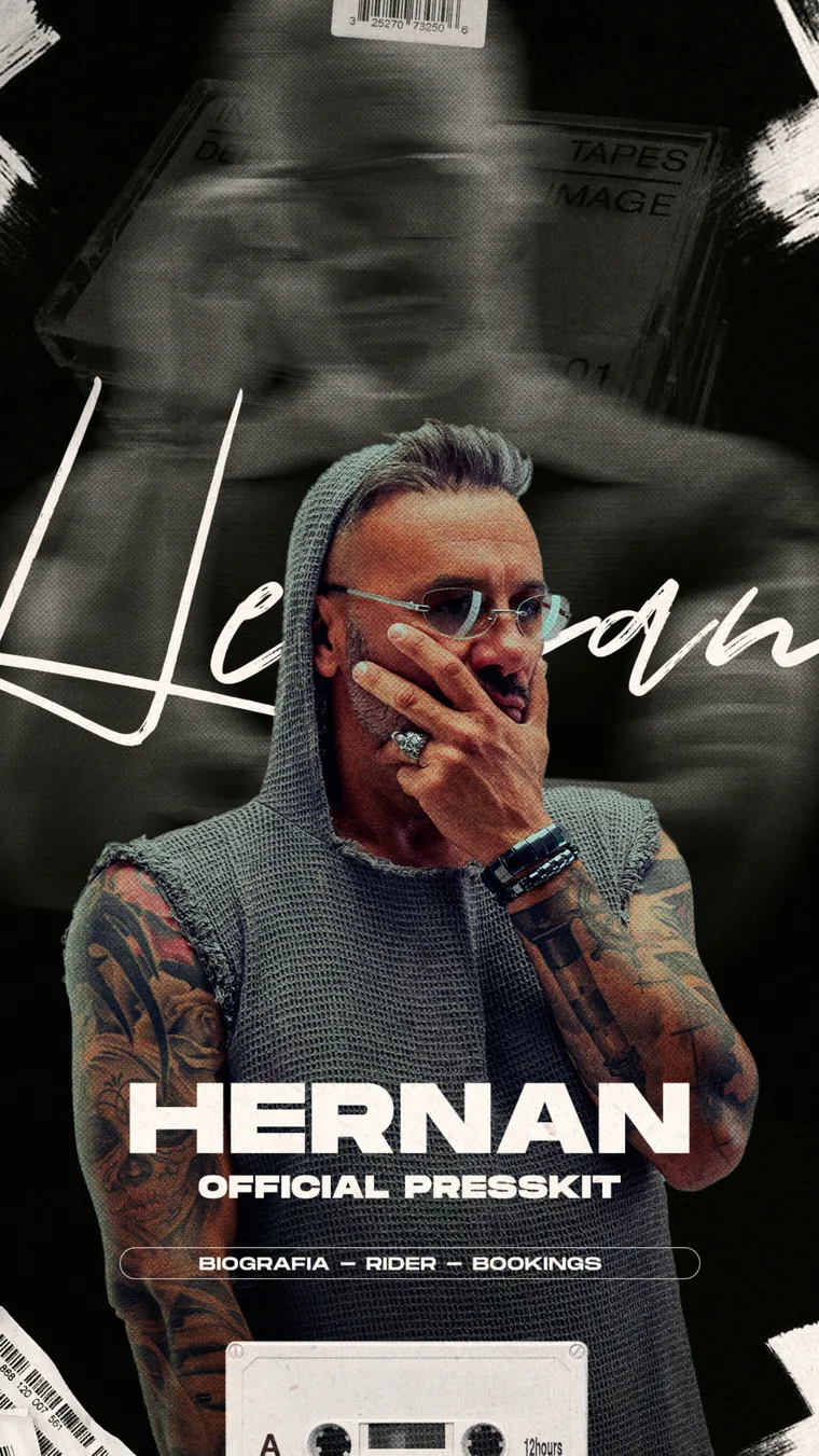Portada del presskit oficial de Hernan